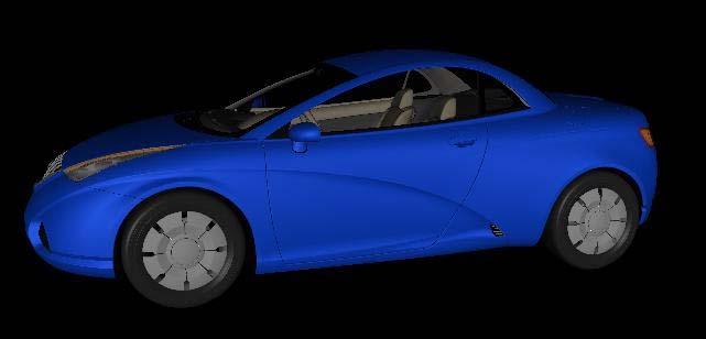 Benchmarking Models Car Model 3M triangles