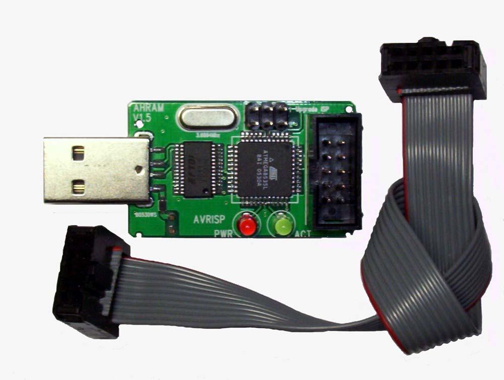 [ 모델이름 ]: Ahram ISP V1.5 [ 용도 :] AVR MCU의내부 Flash Memory에컴파일된파일을 Write 및 Read 할수있는기능을하는프로그래머로써, STK500 프로토콜을사용하는 USB ISP 입니다. AVR Studio4, 코드비전, ICCAVR, BASCOM-AVR 에서동작합니다. [ 제품외관 ] [ 제품사양 ] 1.