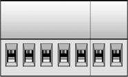 1) LE101 구성요소별설명 1 시리얼통신포트 9 Pin Serial Terminal Block RS232C : TXD, RXD, SG, CTS, RTS RS422/485 : TRX/TX, TRX+TX+, RX, RX+ 2 네트웍통신포트 (RJ45 Ethernet Port) 3 전원연결잭 (Power Jack) 4 재시작버튼 (Reset Button)