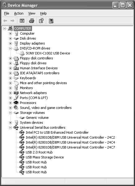 4 [Driver] t [Setup.exe] 를더블클릭합니다. Windows 2000 의경우 1 [Start], [Settings], [Control Panel] 을차례로클릭합니다. 2 [System] 을클릭합니다. [System Properties] 창이나타납니다. 3 [Hardware] 탭을클릭합니다. 4 [Device Manager] 를클릭합니다.