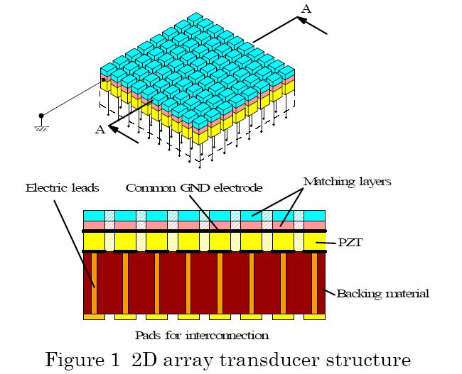 2D Array Probe Pre amp-tgc amp-beamformer A Two-Dimensional Array Probe that has a Huge Number of Active
