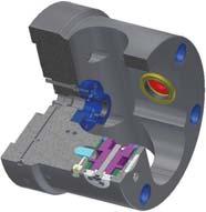 IAHT Auto-Indexing Chuck Machine multiple surfaces in a single clamping Accurate, durable indexing system Index positions 6 x 60 or 3 x 120, The check valve assures safe operation DIMENSIONS IAHT-230