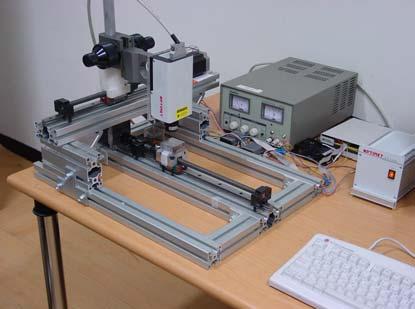 3. Burr Measurement System 개발 버측정시스템은센서와 X-Y table, 센서와모터구동을위한컨트롤러와컴퓨터로이루어져있다.