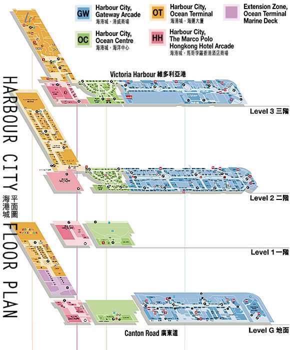 제 3 장국내외국제여객터미널의사례분석 ㅇ크루즈터미널을포함하여총 5층임. 3층까지는상점이자리하고있으며 4층과 5층은주차시설임.