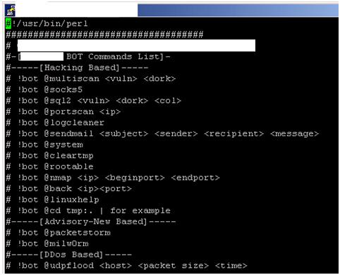 실제악성바로가기파일의내부를살펴보면, 다음과같이 USB Storage를사용하도록해당코드를내포하고있다. [ 그림 2-4] PHP XML RPC library 코드실행취약점을이용한공격패킷만약웹서버가취약한버전의웹어플리케이션등을이용하고있으면유닉스 / 리눅스 IRCBot 에감염되며또한다른시스템들을공격할수있다.