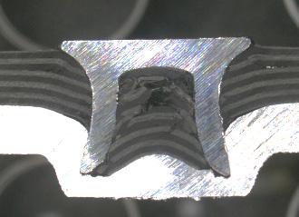 CFRP - Aluminum 이종소재의 Self-Piercing Rivet 접합 11 3. 결과및고찰 3.1 Rivet 종류에따른접합품질판단 앞서설명한 4가지종류의 rivet 에따른 SPR 접합부품질판단을위해실험을진행하였다.