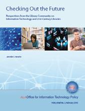 도서관계가바라보는미래의정보기술과 Checking Out the Future 21세기도서관 - Perspectives from the Library Community on Information Technology and 21st-Century Libraries - 미국도서관협회정보기술정책국제니퍼핸드릭스, 2010년 2월발표 < 순서> 1. 서론 2.
