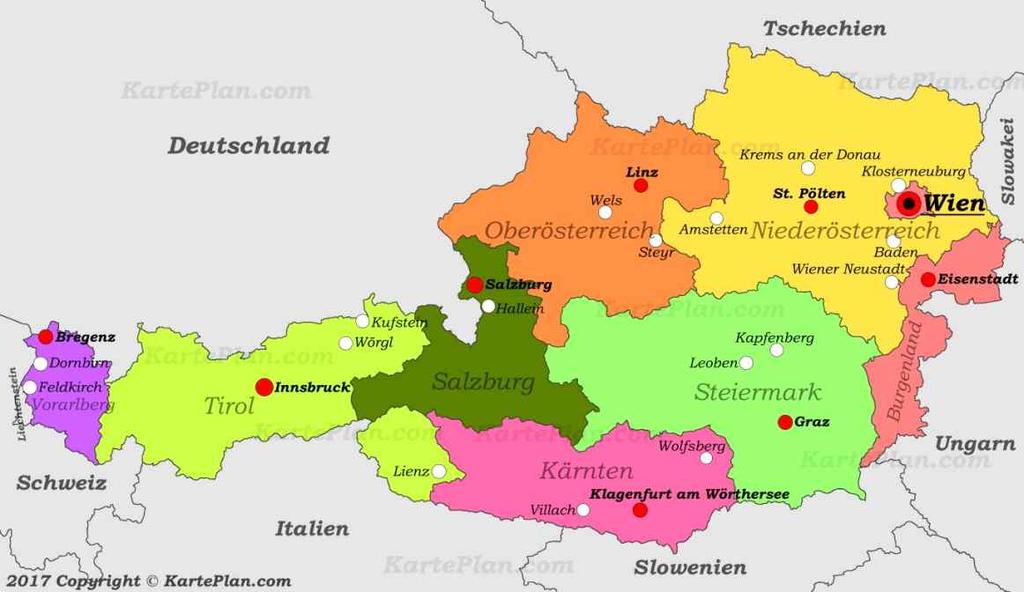 1 오스트리아지방자치단체의재정통제에관한소고 김수진 ( 인천대학교법학부 ) I. 서론 오스트리아는 9개의독자적인주로이루어진연방국가이며의원내각제를채택하고있다. 독일의인구나지역을비교해보자면오스트리아전체지역은독일의바이에른주보다약간큰지역에바이에른주민총수의 2/3가살고있다.