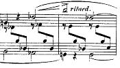 < 악보 28> 비화성음 b. 리듬 슈만의리듬에대한분석을위해서는그의작품들속에서구축된정교한흐름에대한깊은이해가필요하다.