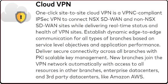 핵심특징 #4: 클라우드 VPN 핵심특징 #5:
