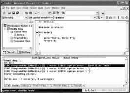 Int main() printf( Hello! ); 디버깅 프로그램오류 (bug) 를떼어내는 (de-) 과정 수행결과가이상하면프로그램을수정하고 ( 디버깅 ) 컴파일 & 빌드, 실행과정을반복한다.
