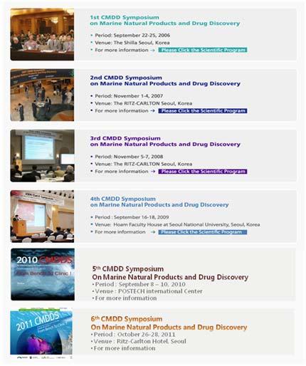 CMDD Symposia 2018 CMDDS Bioactive marine natural products and beyond Topics Covered : Marine