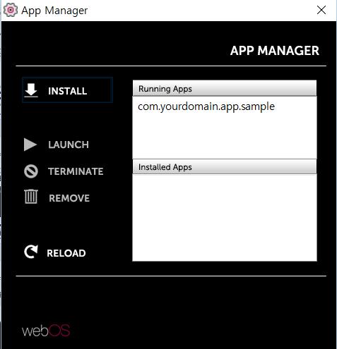 launch emulator menu