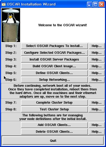 4.4 ( 선택사항 ) "Select packages to install"(step 1) 이과정을생략하면모든 OSCAR 용