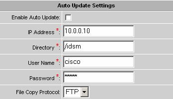 update 3 4 5 Auto update Server IP FTP Server
