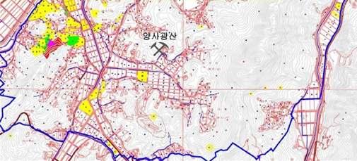 9%를 차지하고, 석면농도가 1%이상 검출된 면적은 15.3ha로 0.