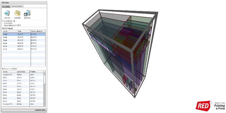 3D Bin Packing o 공간배치최적화 o Web 을통한시각화 (3D Modeling) o C++ Migration - Folding o 접지단가최적화 o Containers &