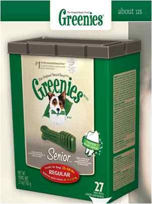 GREENIES SENIOR Canine Dental Chews gelatin, dried