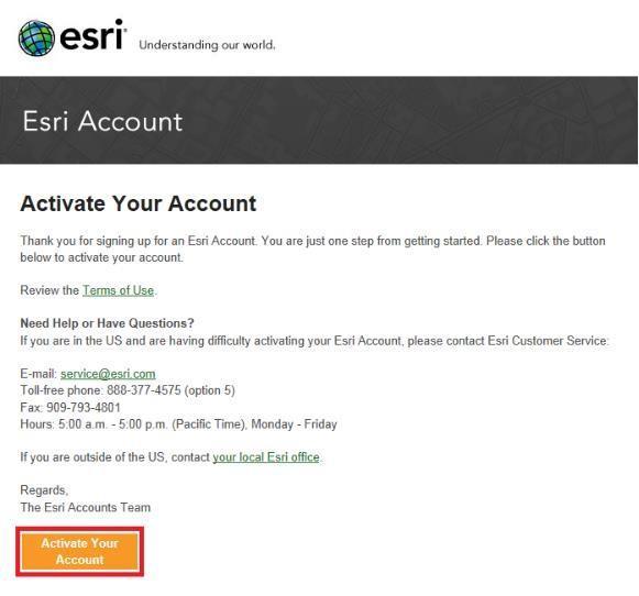 Esri Global Account - 계정생성 / 로그인 만들기