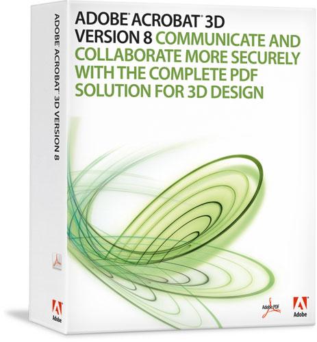 Adobe Acrobat 3D 3D-based CAD 디자인협업을시간단축 다양한유형의 CAD 파일을 PMI 데이터를포함한 PDF 문서로변환 live CAD 세션을 3D PDF 로캡쳐 민감한정보를보호하고제어 무료 Adobe Reader 를사용하여 3D 디자인보기주석달기, 측정하기 저비용으로 CAD 데이터호환성제공 CAD