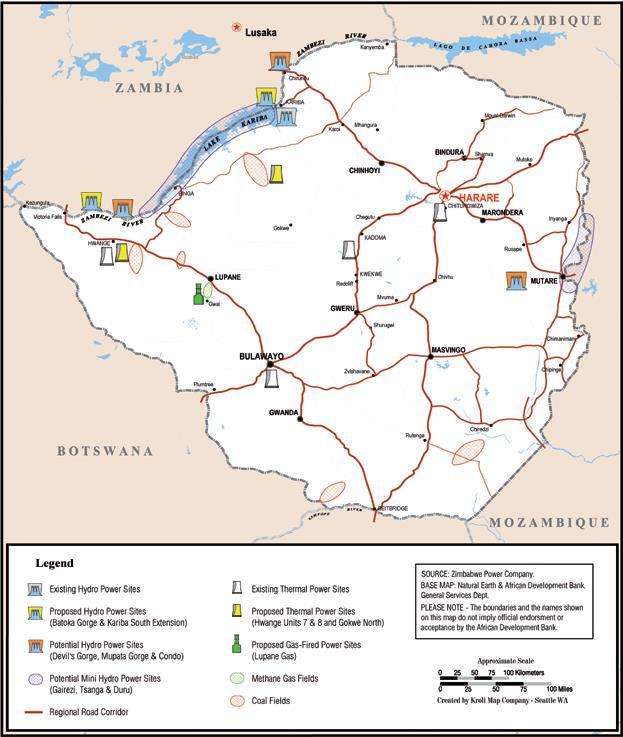 신재생에너지별현황및유망도ㅇ수력 - 수력발전은주로짐바브웨와잠비아사이의 Zambezi 강유역에서이루어짐 - 짐바브웨의수력발전잠재량은연간약 18,500GWh로파악되며, 기술적으로활용가능한잠재량은연간약 17,500GWh로예상됨 - 현재기술적으로활용가능한잠재량중 19% 를개발한상태ㅇ소수력 -