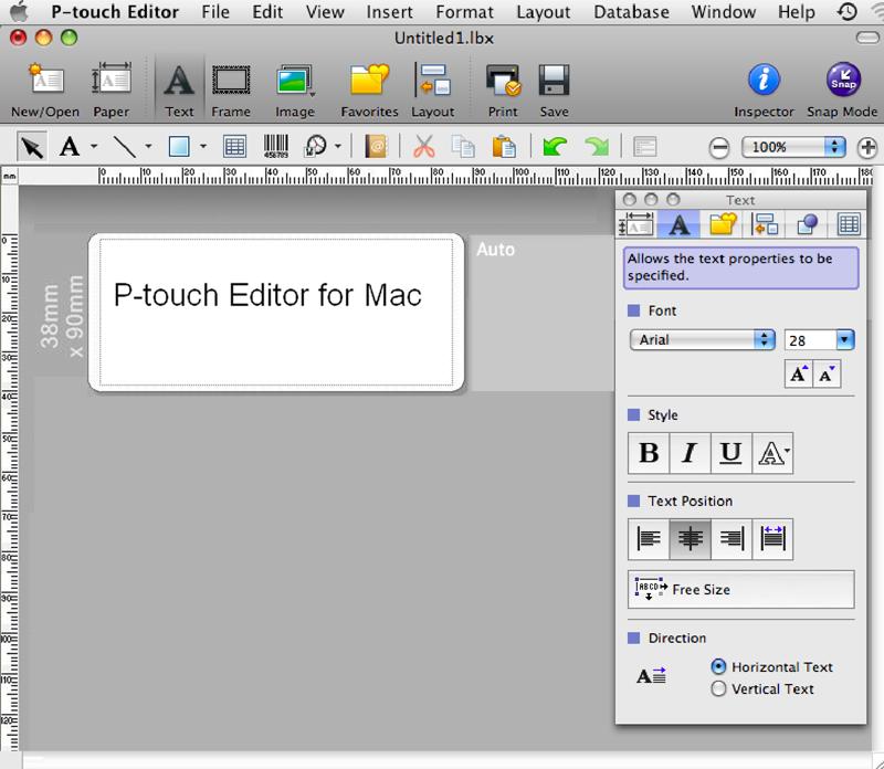 P-touch Editor 도움말시작하기 이단원에서는 Mac 용 P-touch Editor 도움말을시작하는방법에대해설명합니다.