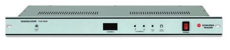 Headend Equipments Demodulator APPEARANCE TVD-900 PERFORMANCE FEATURES 30 Description Item Unit Specification Remarks Input Frequency MHz 54 ~ 1002 Input Input Level db V 60 ~ 80 Return Loss db 16