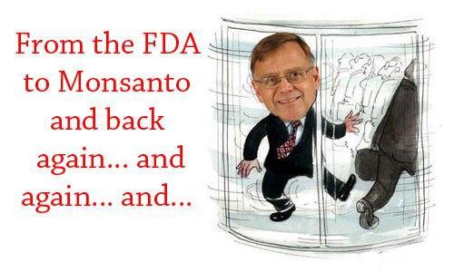 The person in charge of policy at the FDA was Michael Taylor Monsanto s former attorney later Monsanto s Vice President now back