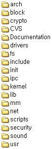 5. Kernel 디렉토리구조 block : 시스템타임에따른 I/O 스케줄러관련된폴더 crypto : 암호와코드에관련된폴더 Documentation : 커널에관련된각종텍스트문서 fs : 가상파일시스템등여러파일시스템관련폴더 init : 리눅스 init 에관련된폴더 ipc : 32bit IPC (Inter Process Communication) 세마포어,