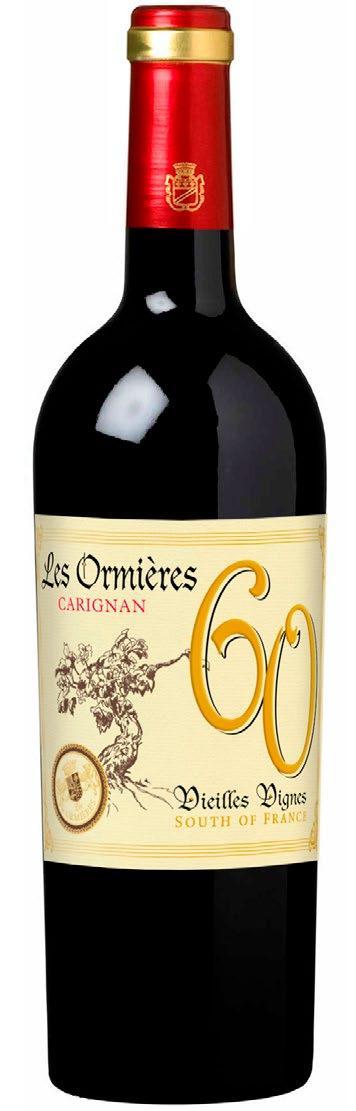 Les Ormieres 60 V.V. 레조르미에 60 비에유비뉴 국가 프랑스 지역 Pays-d'hérault / Languedoc-Roussillon 품종 Carignan 100% ( 포도나무평균수령 60년 ) 알코올 12.
