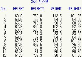 만약이때새로운변수의값을기존값으로하려면다음과같이하면된다. EXAMPLE: if ~ then do; 사용하기 (2) UNIV.