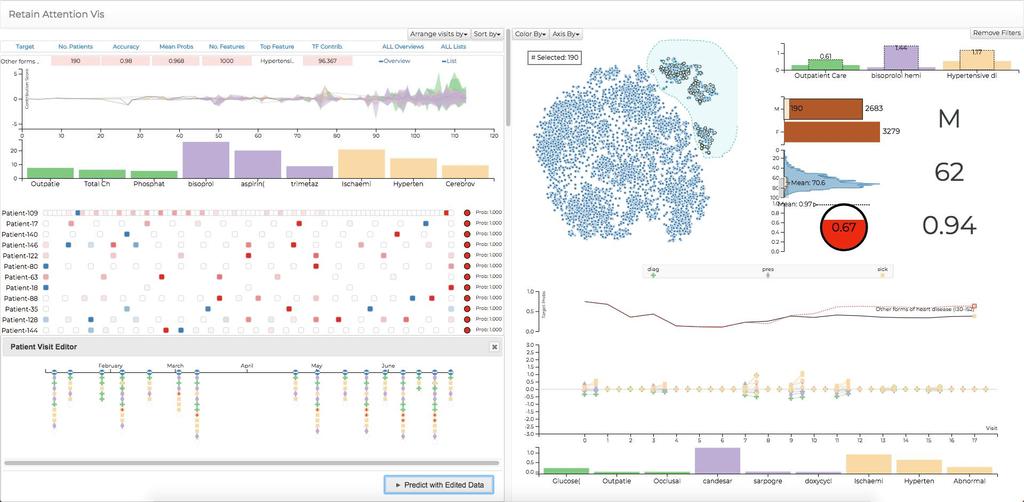 RetainVis: Interactive Visual RNNs on Electronic Medical Records