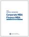 2019 연세대학교경영전문대학원 Corporate MBA Finance MBA 경영학석사과정 ( 야간한국어 )