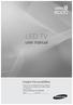 LED TV user manual imagine the possibilities Thank you for purchasing this Samsung product. To receive more complete service, please register your pro