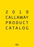 CALLAWAY PRODUCT CATALOG