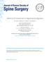 Journal of Korean Society of Spine Surgery Influence of Gonarthrosis on Sagittal Spinal Alignment Kyu-Bok Kang, M.D., Young-Bae Kim, M.D., Young-Rok K