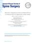 Journal of Korean Society of Spine Surgery Restoration of Segmental Lordosis and Related Factors in Interbody Fusion for Degenerative Lumbar Disease E