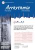 THE 대대한순환기학회부정맥연구회 한순환기학회부정맥연구회 KOREAN SOCIETY OF CADIAC ARRYTHMIA Vol.6 No.4 December 2005 Arrhythmia Newsletter Atrial Fibrillation Contents 퀴즈 1 In