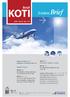 Brief KOTI Aviation 2016 Vol. 8 / No. 110 Aviation Opinion 02 항공화물사업, 이제변화를모색해야한다. Aviation Focus 항공정책 05 중국민용항공국, 베이징신공항항공사기지건설방안에관한통지서 발행 항공산업 07 10