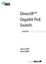 DirectIP Gigabit PoE Switch 사용설명서 DH-2112PF DH-2128PF Powered by