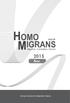 Homo Migrans - Migration, Colonialism, Racism Vol.13 (Nov. 2015)