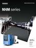 기본구조 절삭성능 표준 / 옵션어플리케이션다이어그램본체 / NC 사양 NHM series NHM... NHM series