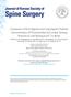Original Article pssn essn J Korean Soc Spine Surg. 20 Jun;20(2): Comparison of Short