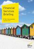 Financial Services Briefing - September 2015