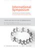 K I H A S A I N T E R N A T I O N A L S Y M P O S I U M International Symposium Social Service Provision System: The issues of public-private partners
