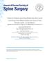 Journal of Korean Society of Spine Surgery Subacute Delayed Ascending Myelopathy after Spinal Cord Injury from Flexion-distraction Injury of Low Thora