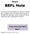 Yoon s BEFL Note Yoon s Around the World의 BEFL Note 내용이일부수정됨에따라, 본파일에는 2가지종류의정답이포함되어있습니다. 본인의 BEFL Note 뒤에정답이수록되어있지않을경우, 파일앞부분에제시된정답으로내용을확인하시기바랍니다. Yo
