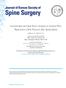 Journal of Korean Society of Spine Surgery Survival Rate and Risk Factor Analysis in Patients Who Experience a New Fracture after Kyphoplasty Jung-Hoo