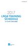 LRQA TRAINING SCHEDULE 2017 년로이드인증원교육일정