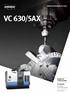 VC 630/5AX 5 VC 630/5AX VC 630/5AX VC 630/5AX with APC ver. KO SU